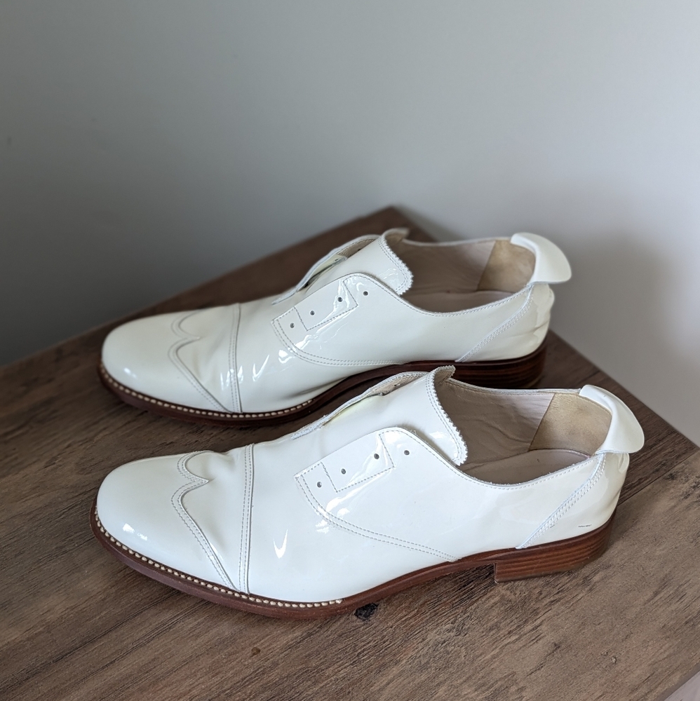 Jil Sander Patent Leather Oxfords - Picture 4 of 11